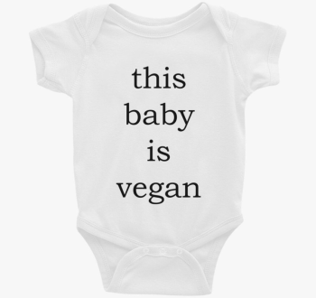This baby is vegan majica