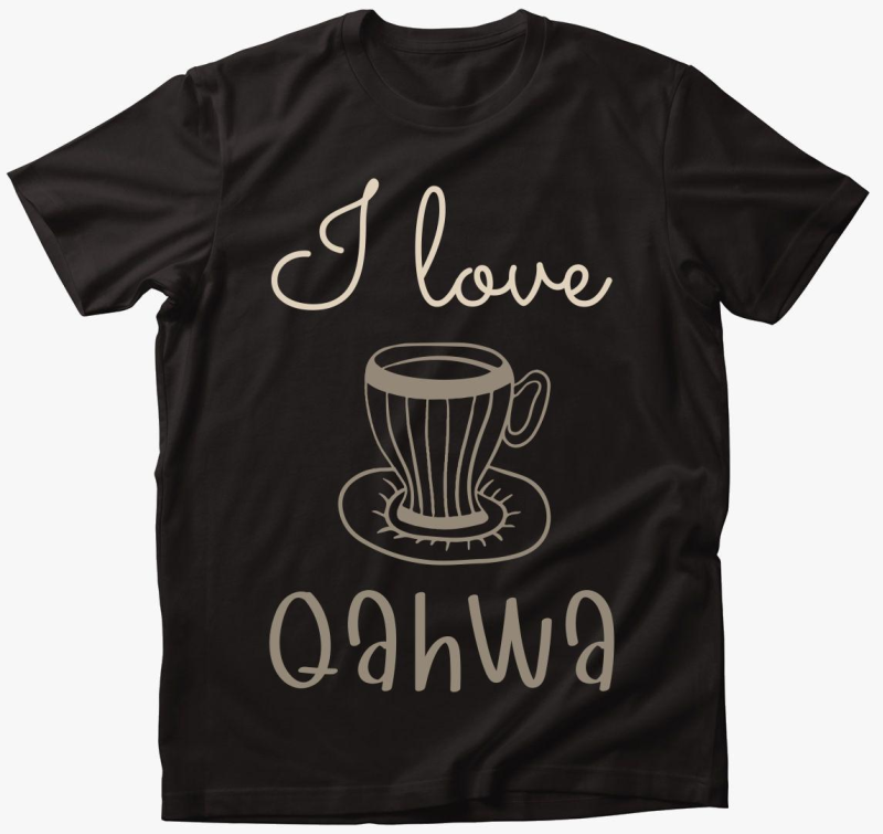 I love Qahwa - majica