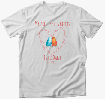 lovebirds (rdeča) majica