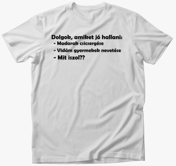 Dolgok amiket hallan