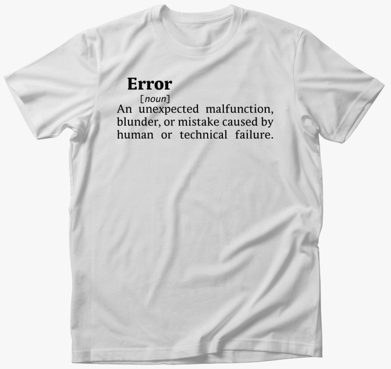 Error Dictionary majica