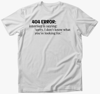 404 Error internet Dictionary majica