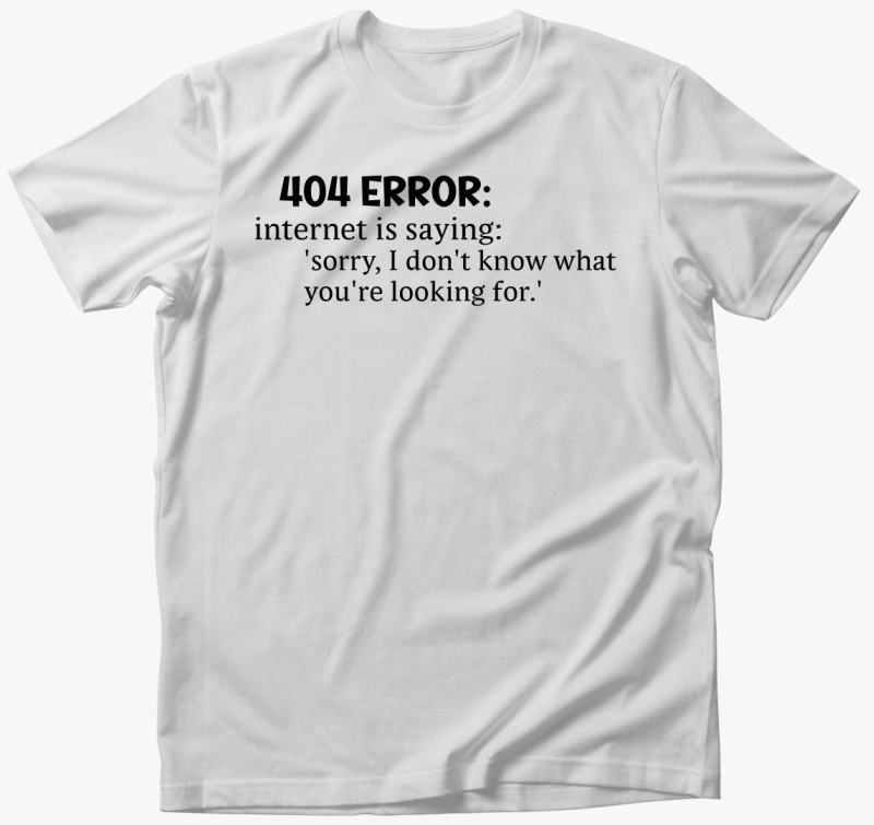 404 Error internet Dictionary majica