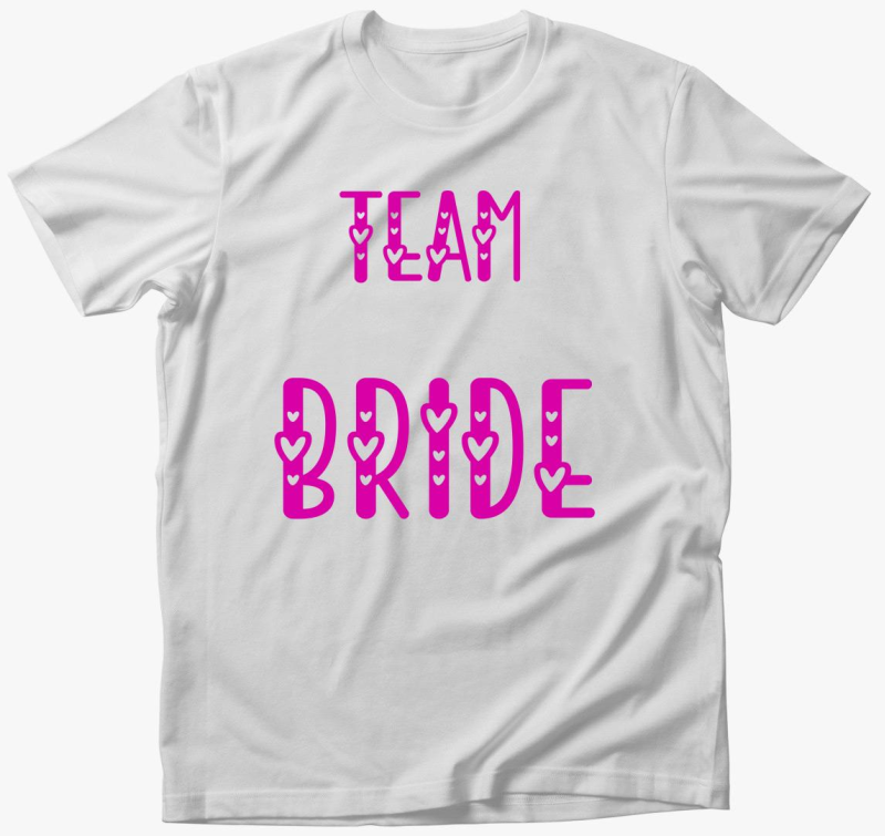 Team Bride pink majica