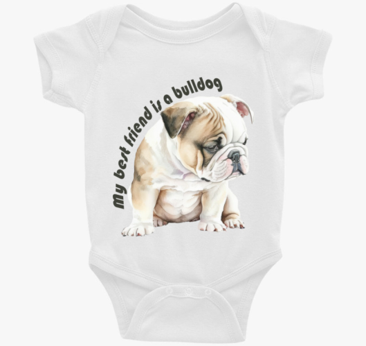 My best friend is bulldog maji...