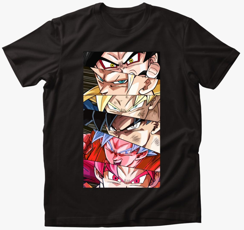 Dragon Ball Goku forms majica