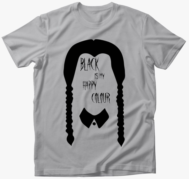 črna boldog feliratos majica