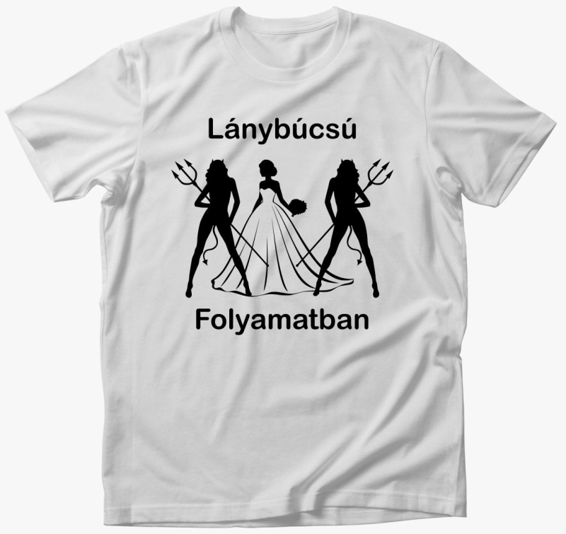 folyamatban menyasszony majica