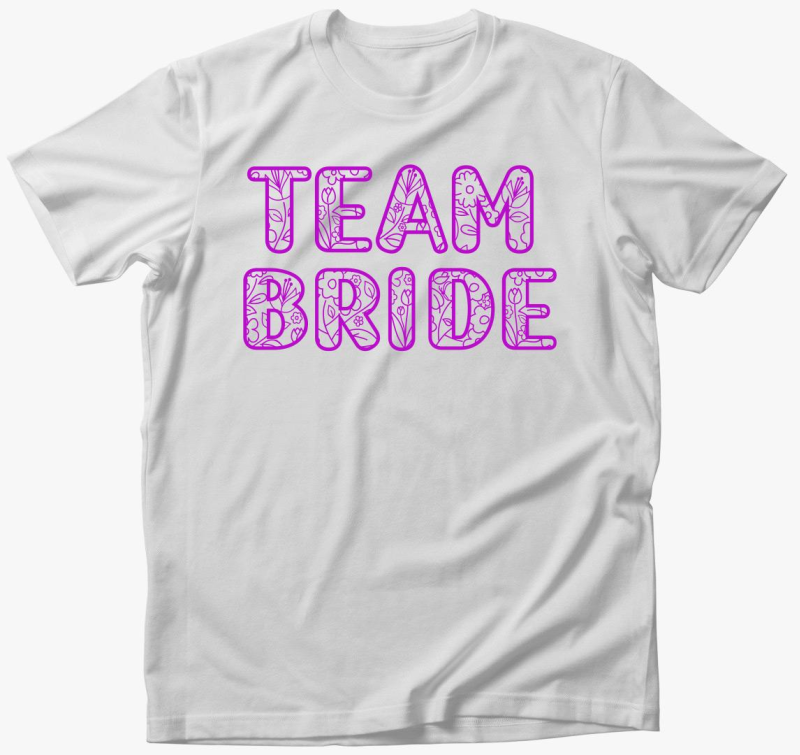 TEAM Bride pink majica