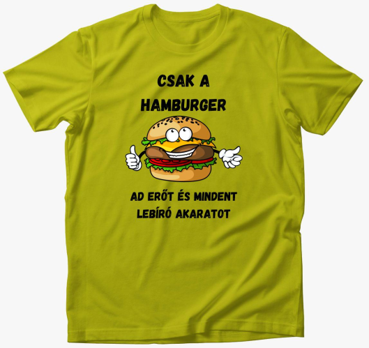 Csak hamburger majica