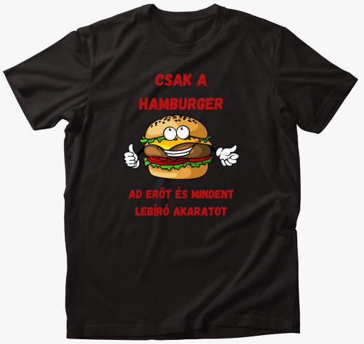 Csak hamburger majica