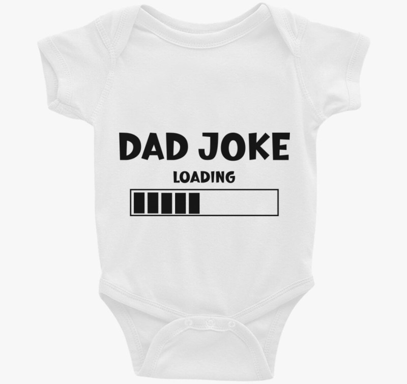 Dad joke loading - kratka majica za očeta, ki ima vedno za povedati kakšno očetovsko šalo