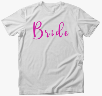 Bride pink szivecske majica