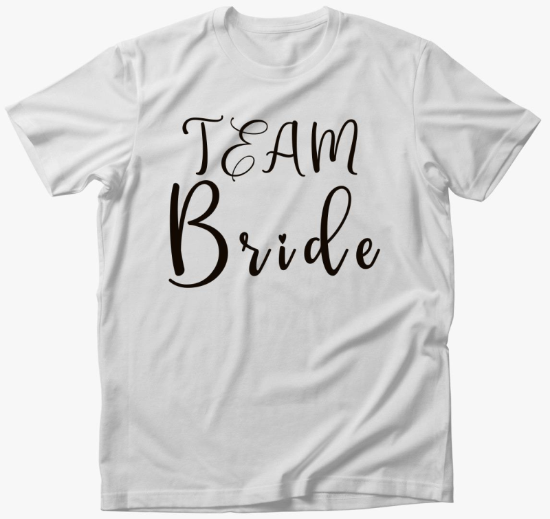TEAM Bride črna majica