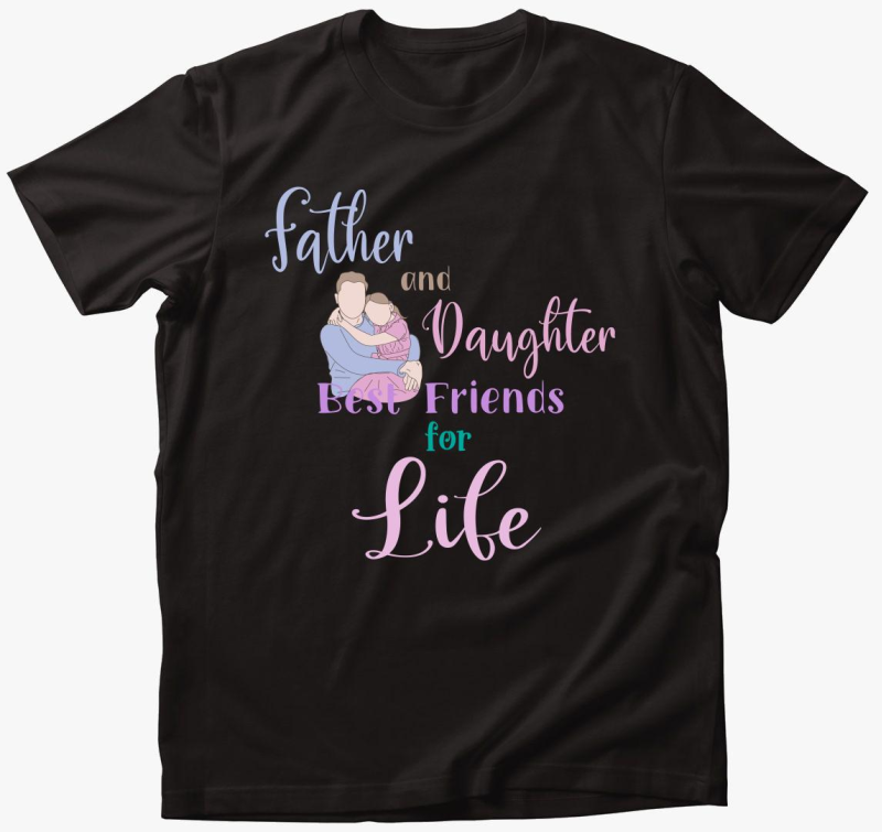 Father and daughter majica