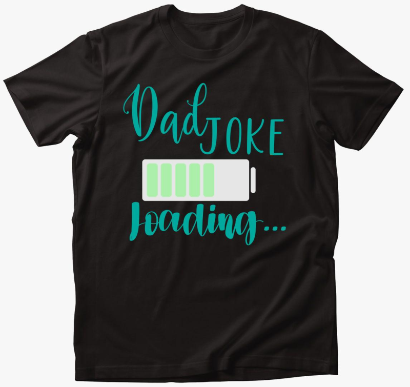 Dad Joke loading zelena majica