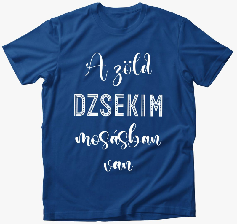 Zelena dzsekim - golf majica