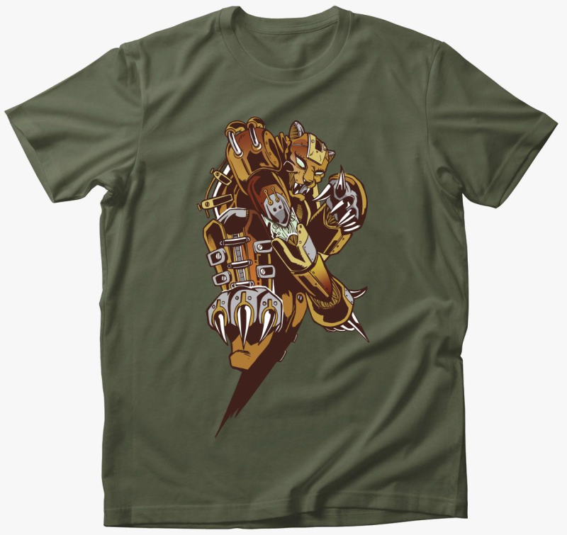 Steampunk medve majica