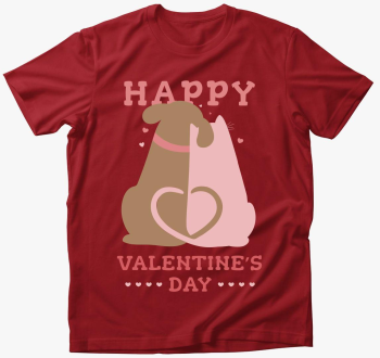 Boldog valentin napot majica