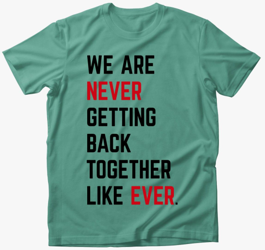 we are never Taylor Swift maji...