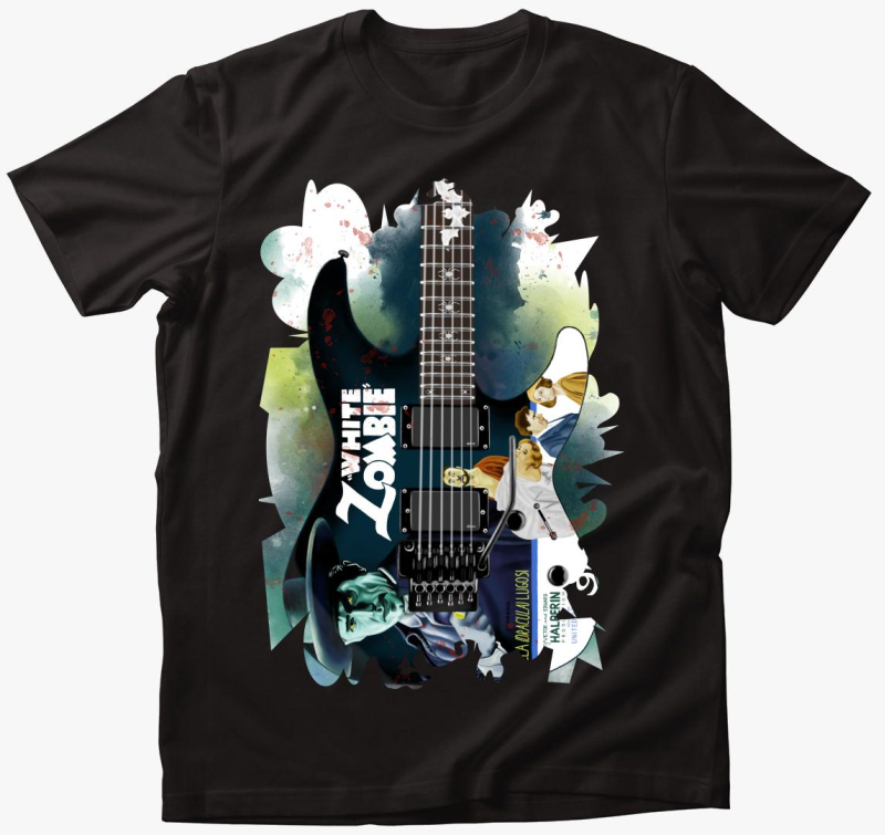 Kirk Hammett White Zombie Kitara majica