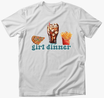 girl dinner fastfood