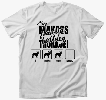 makacs francia bulldog majica