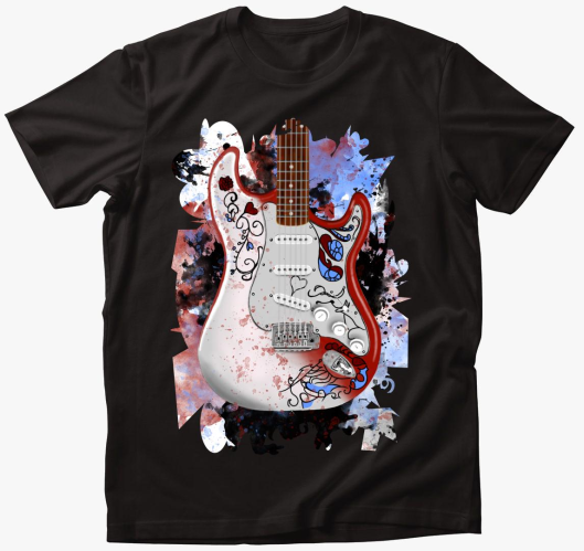 Jimi Hendrix kitara majica