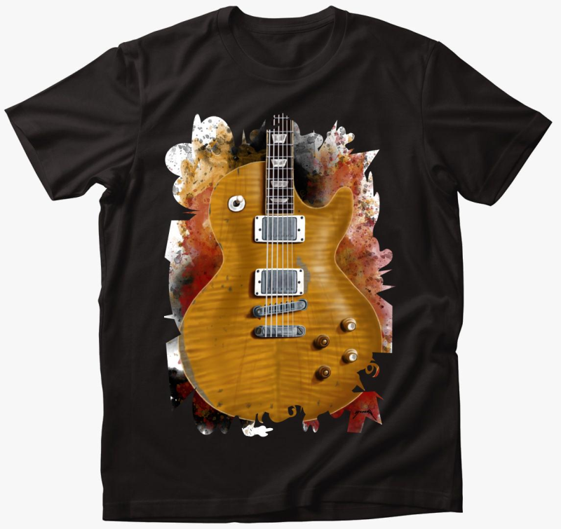 Greeny kitara majica