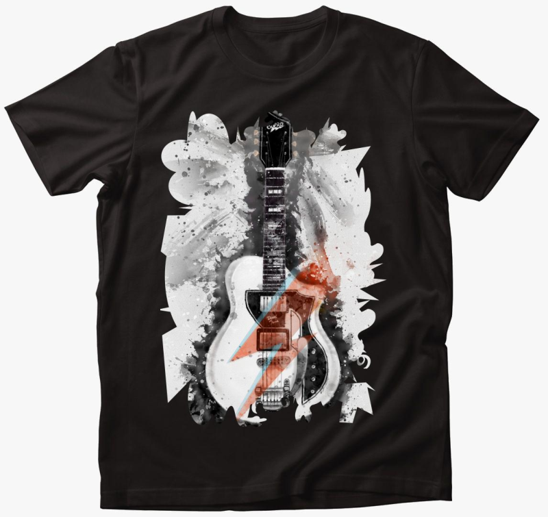 David Bowie kitara majica