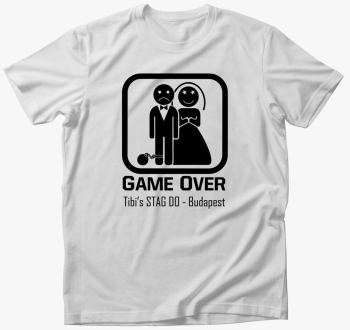 GameOver egyedi majica