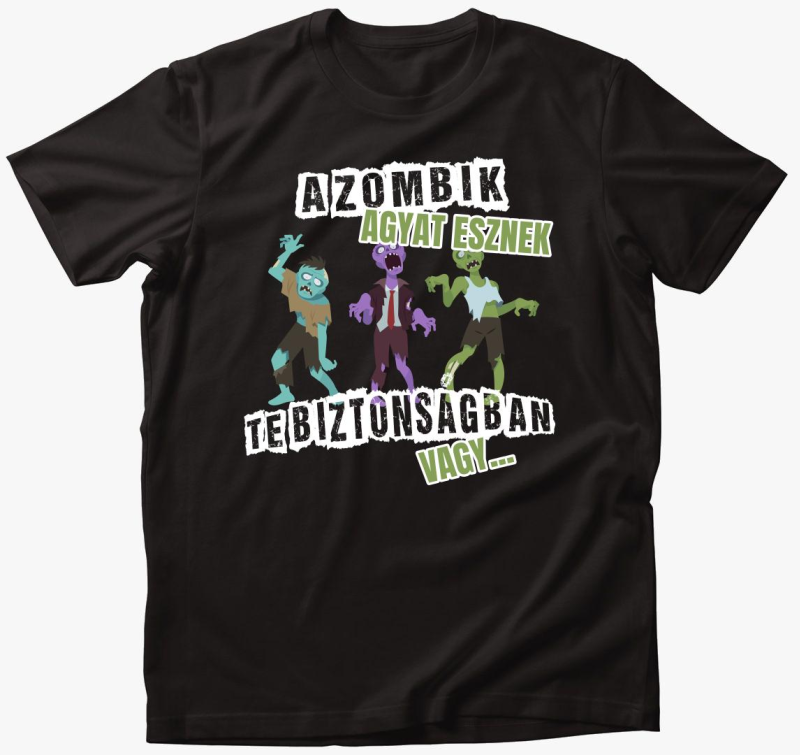 zombik agyat esznek te ali majica