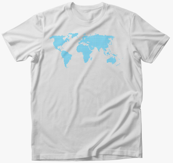 Pontozott modra majica