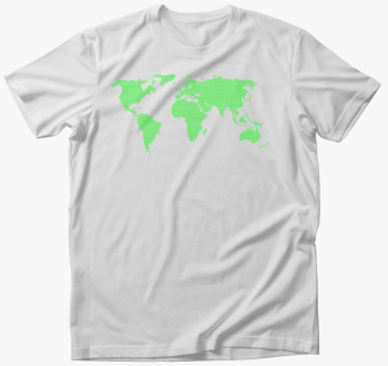 Pontozott zelena majica