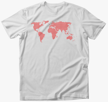 Pontozott rdeča majica