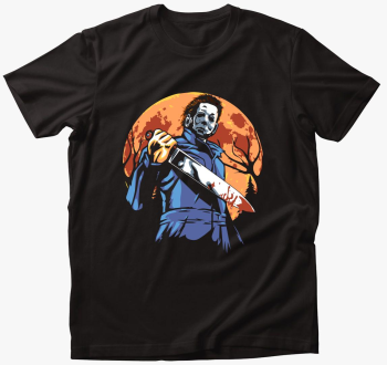 Michael Myers sziluett majica