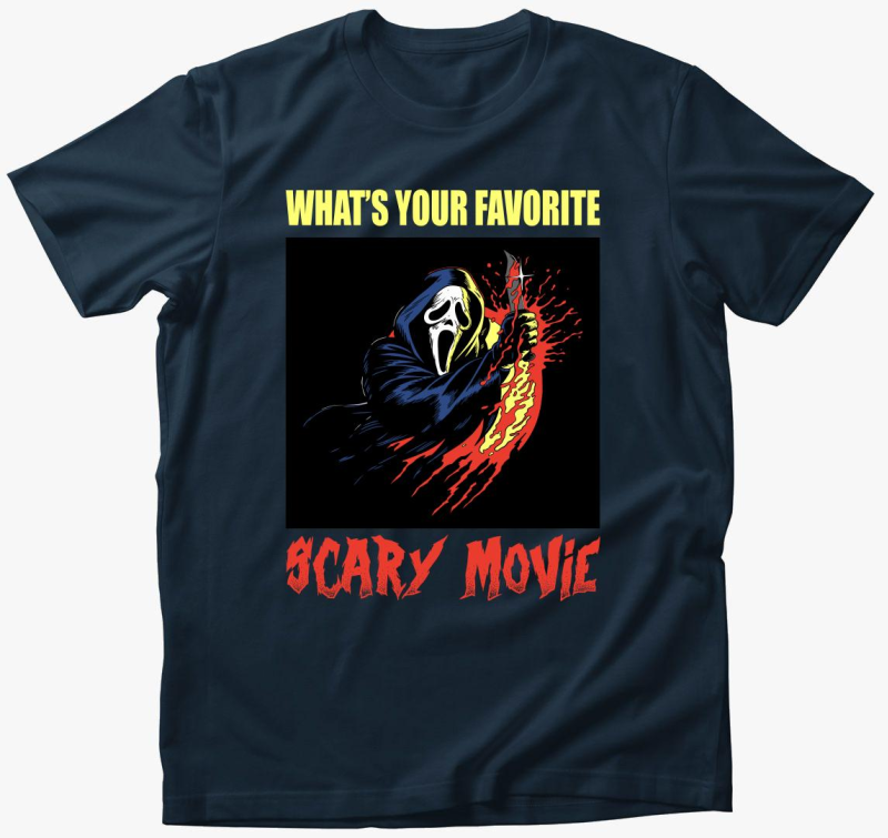 Sikoly horror filmes majica