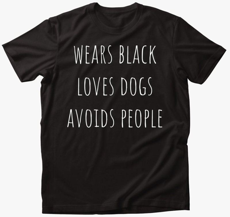 black - dogs majica