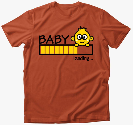 baby loading rumena majica
