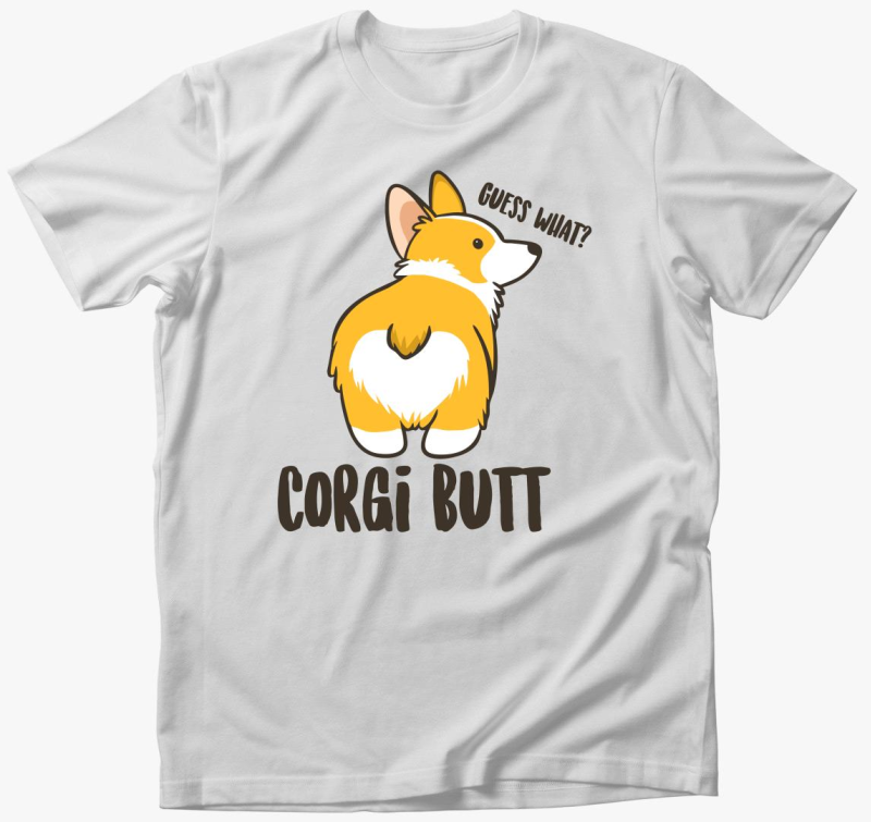Corgi butt majica