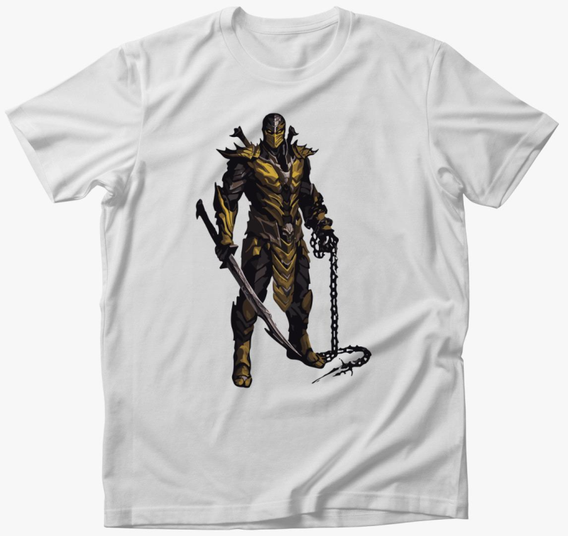 Mortal Kombat Scorpion modell majica