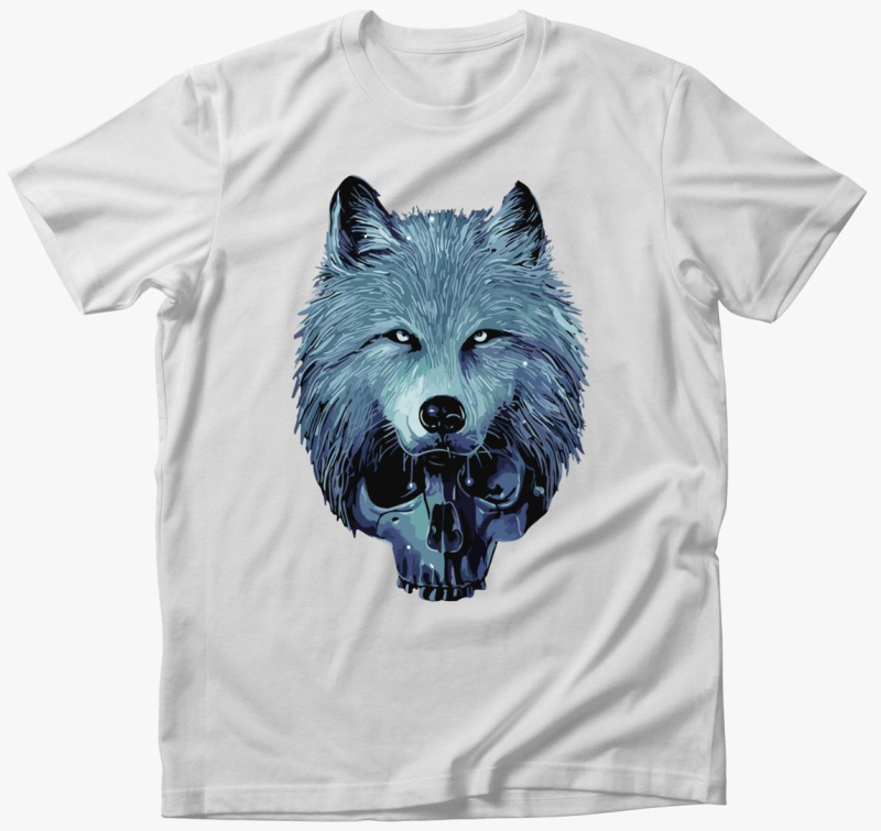 Skull wolf majica