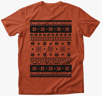 Halloweenes pulcsi minta majica