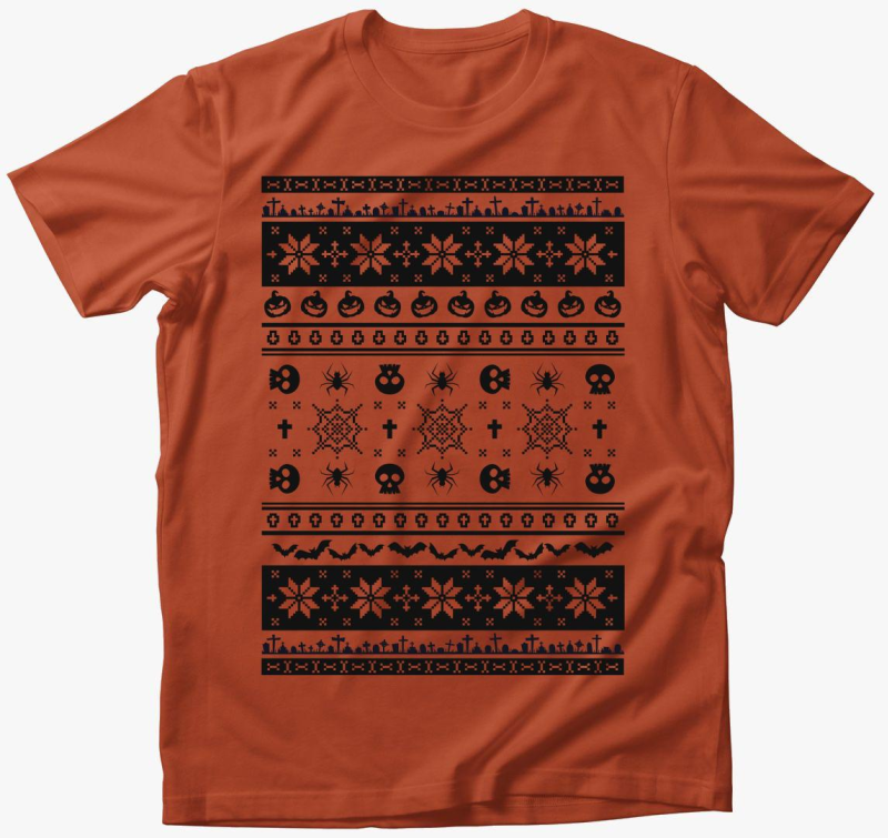 Halloweenes pulcsi minta majica