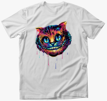 Colorful cat face majica