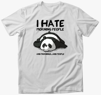 I hate morning peopl
