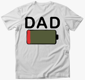 Dad low battery majica