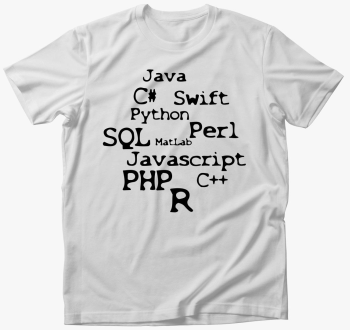 Programnyelvek majica