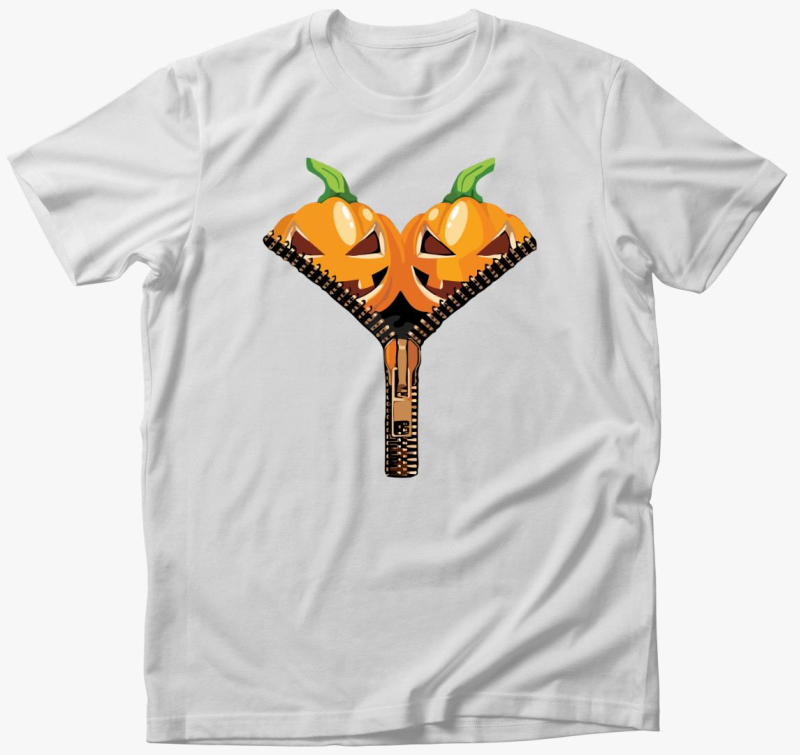 Halloween pumpkin zipper majica