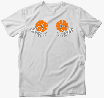 Halloween pumpkin hands majica